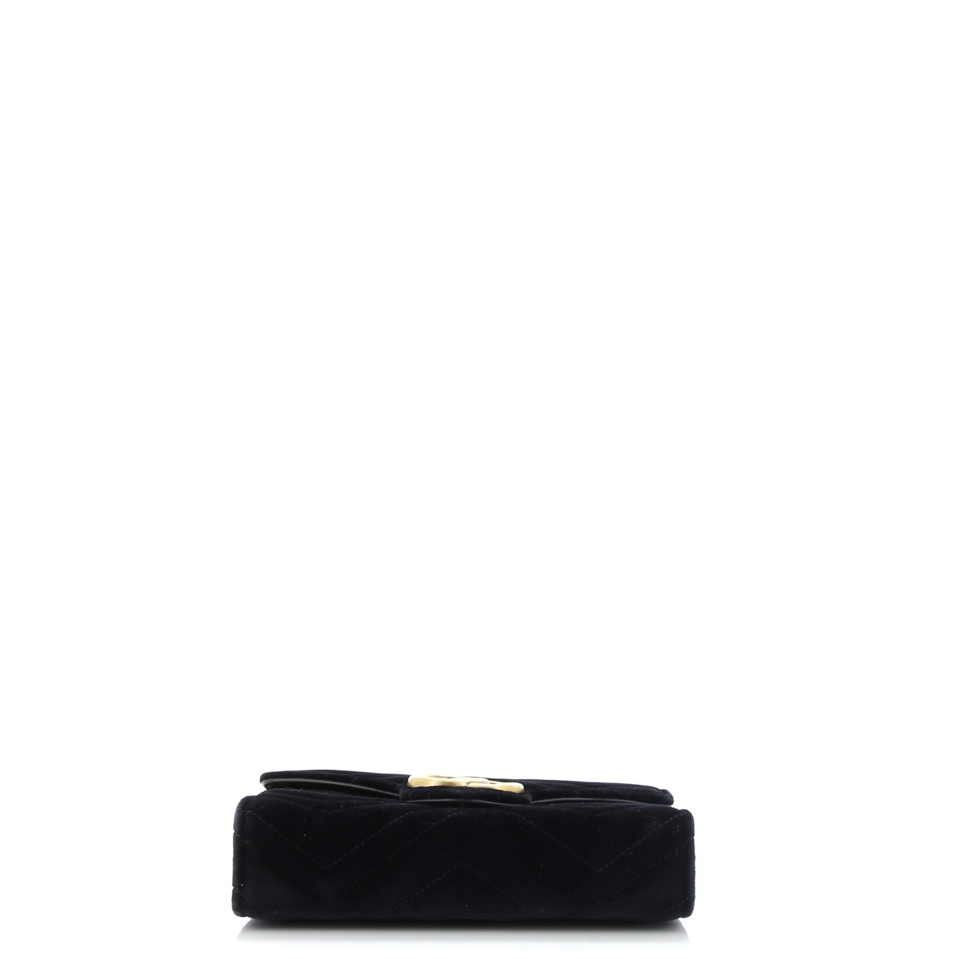 GG Marmont Chain Wallet Matelasse Velvet Mini