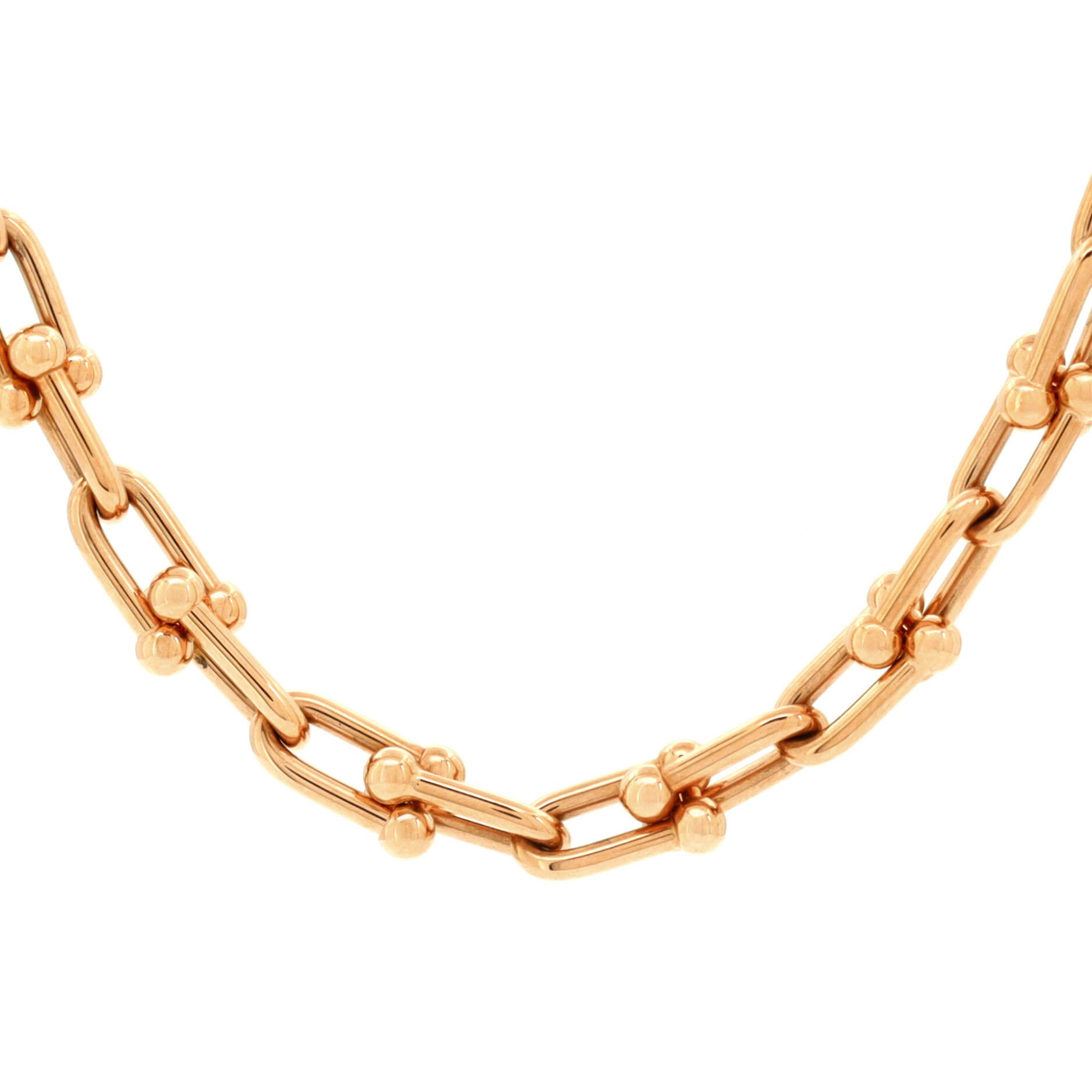 HardWear Link Necklace 18K Rose Gold Small