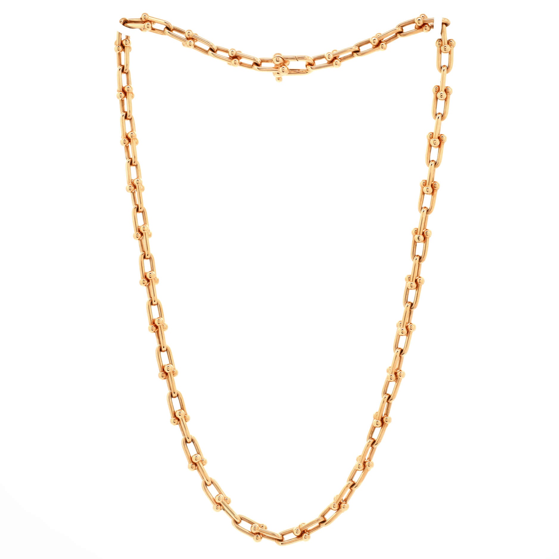 HardWear Link Necklace 18K Rose Gold Small