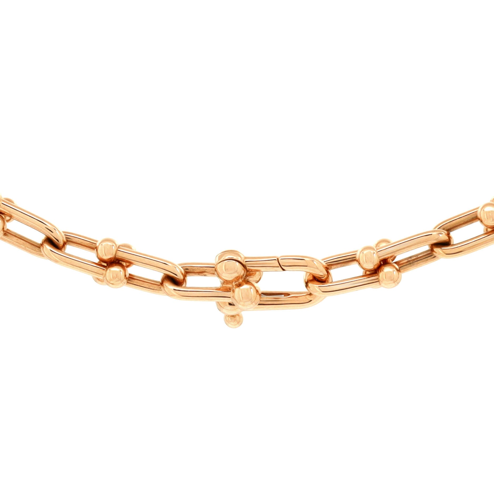 HardWear Link Necklace 18K Rose Gold Small
