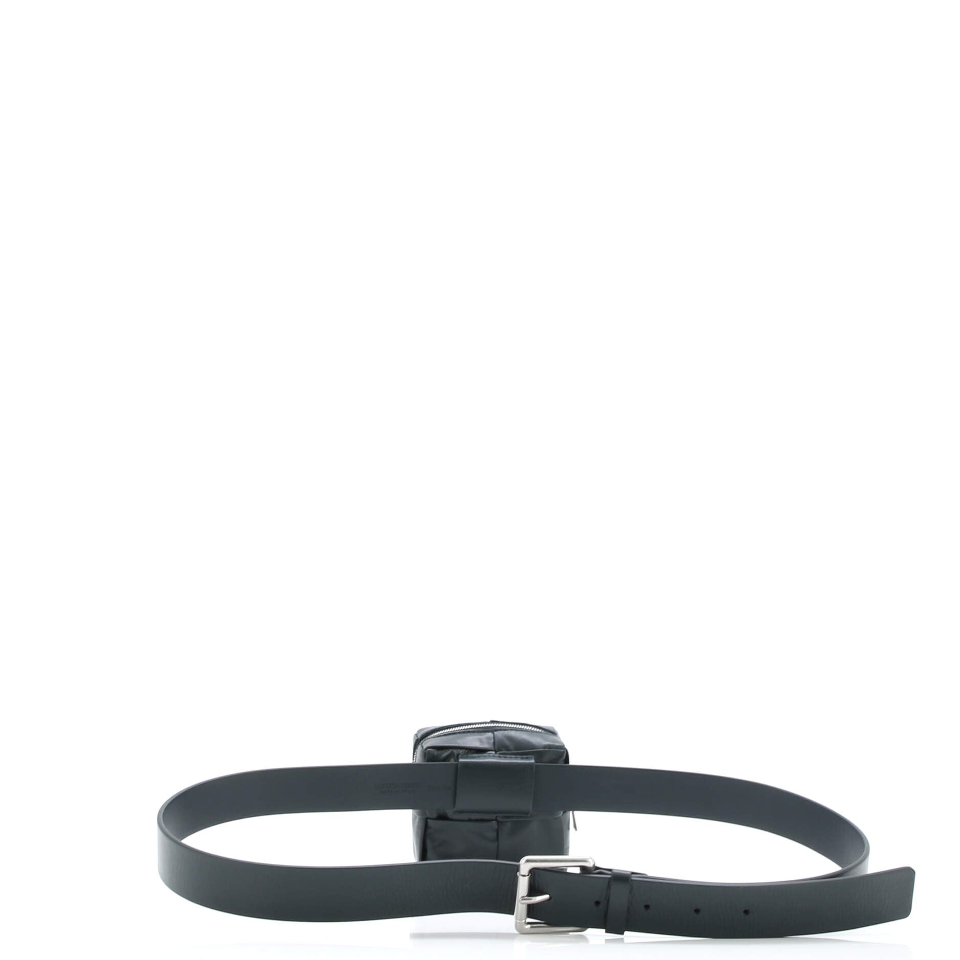 Cassette Stretch Pouch Belt Bag Maxi Intrecciato Leather