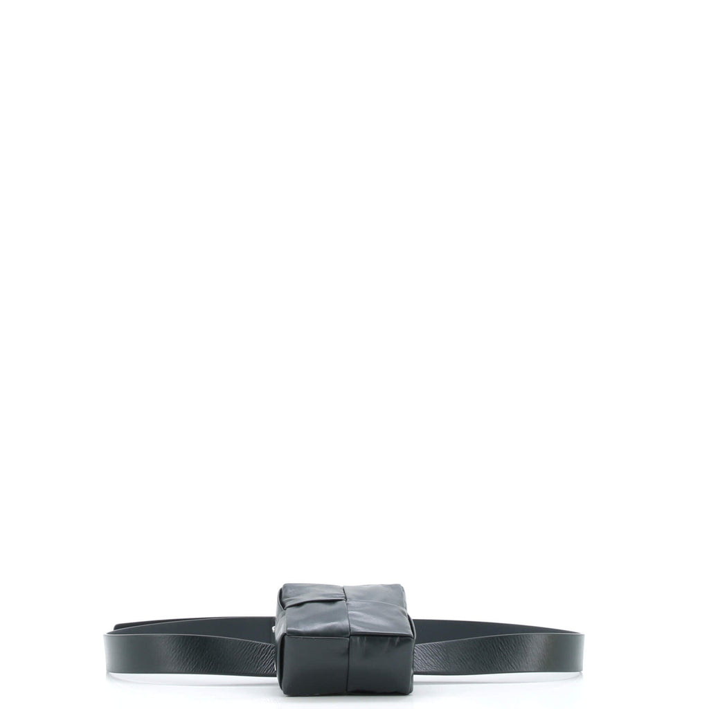 Cassette Stretch Pouch Belt Bag Maxi Intrecciato Leather