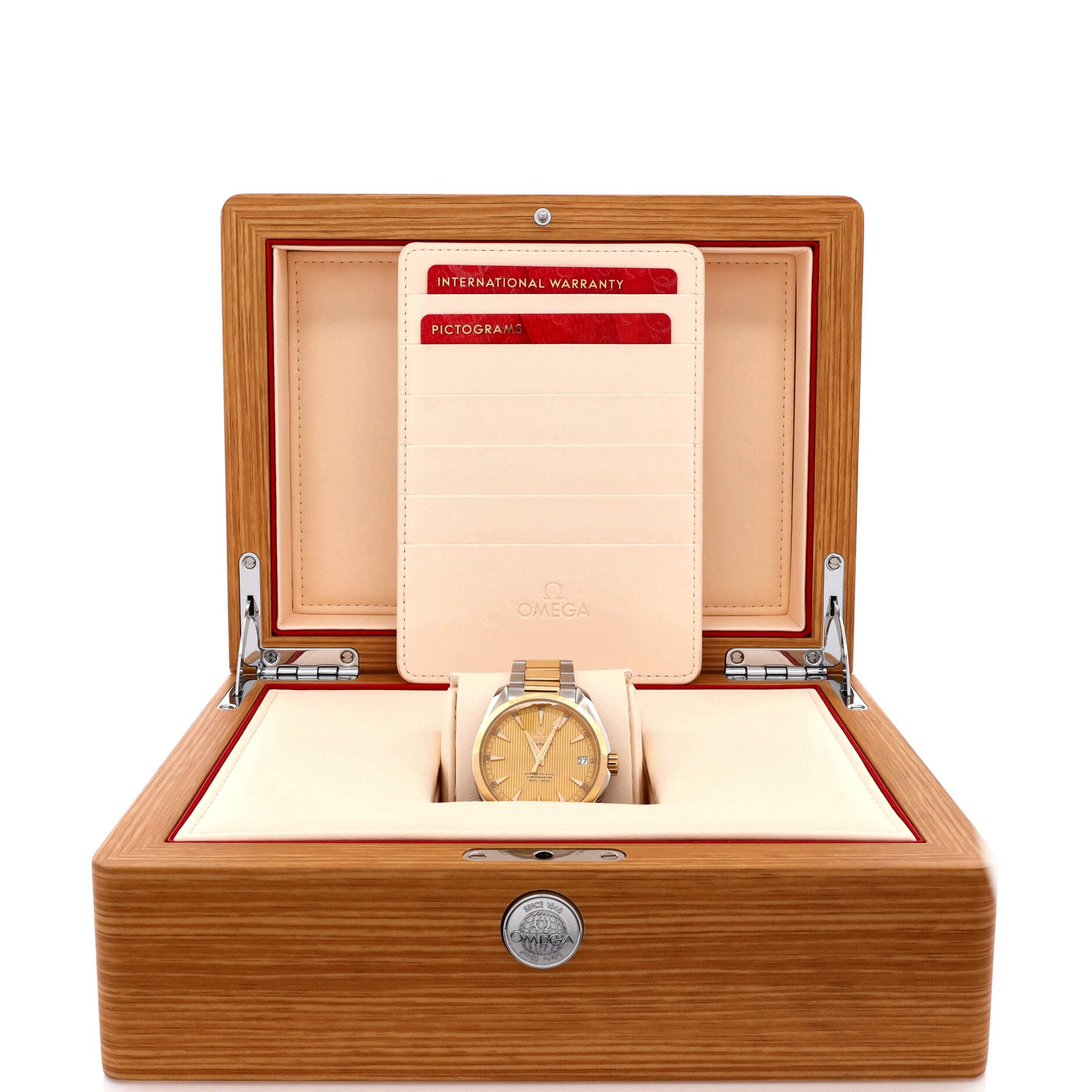 Seamaster Aqua Terra 150M Co-Axial Master Chronometer Automatic Watch Stainless Steel and Yellow Gold 38