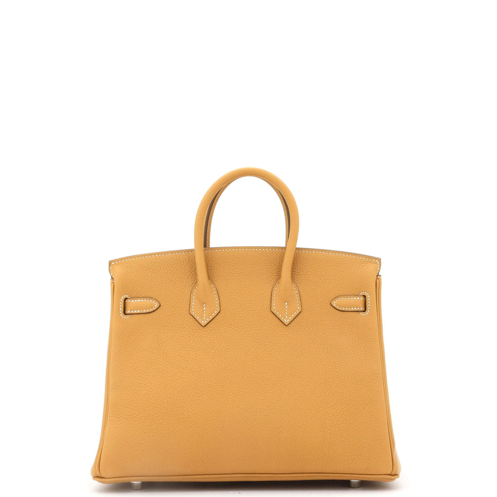Birkin Handbag Natural Sable Togo with Palladium Hardware 25