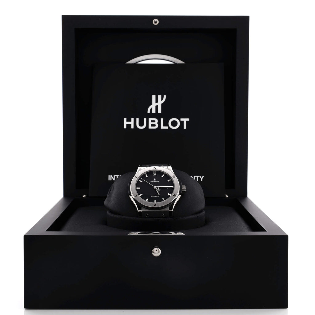 Classic Fusion Automatic Watch Titanium and Rubber 42