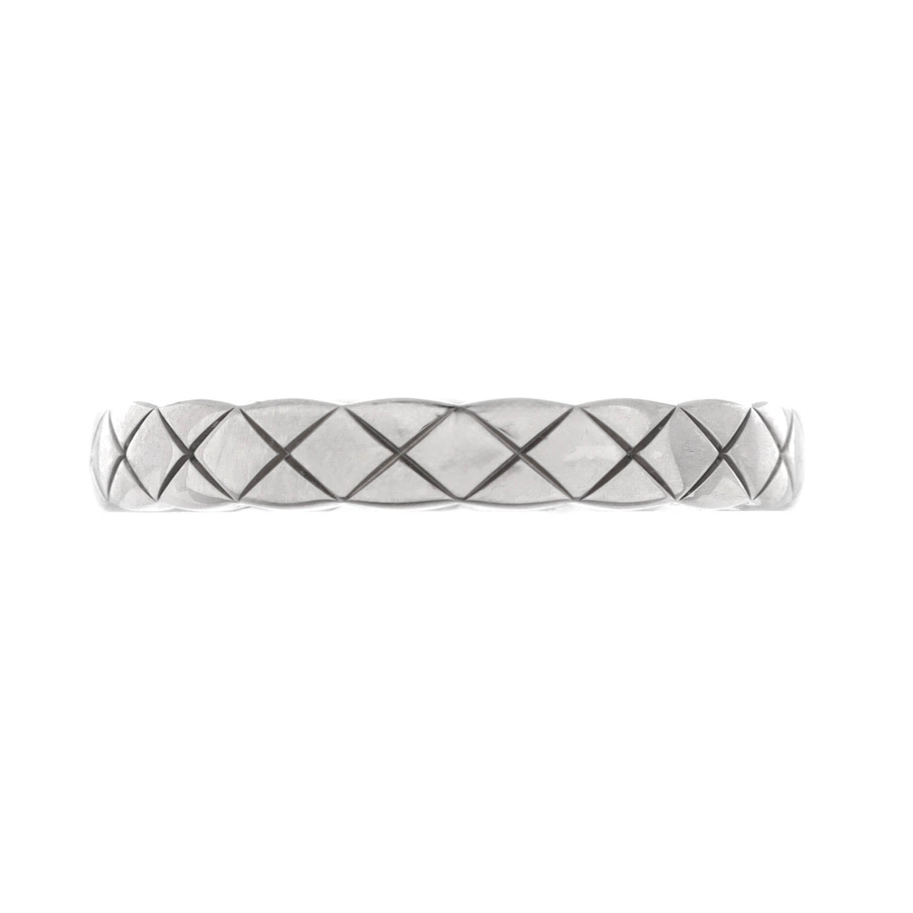 Coco Crush Ring 18K White Gold Mini