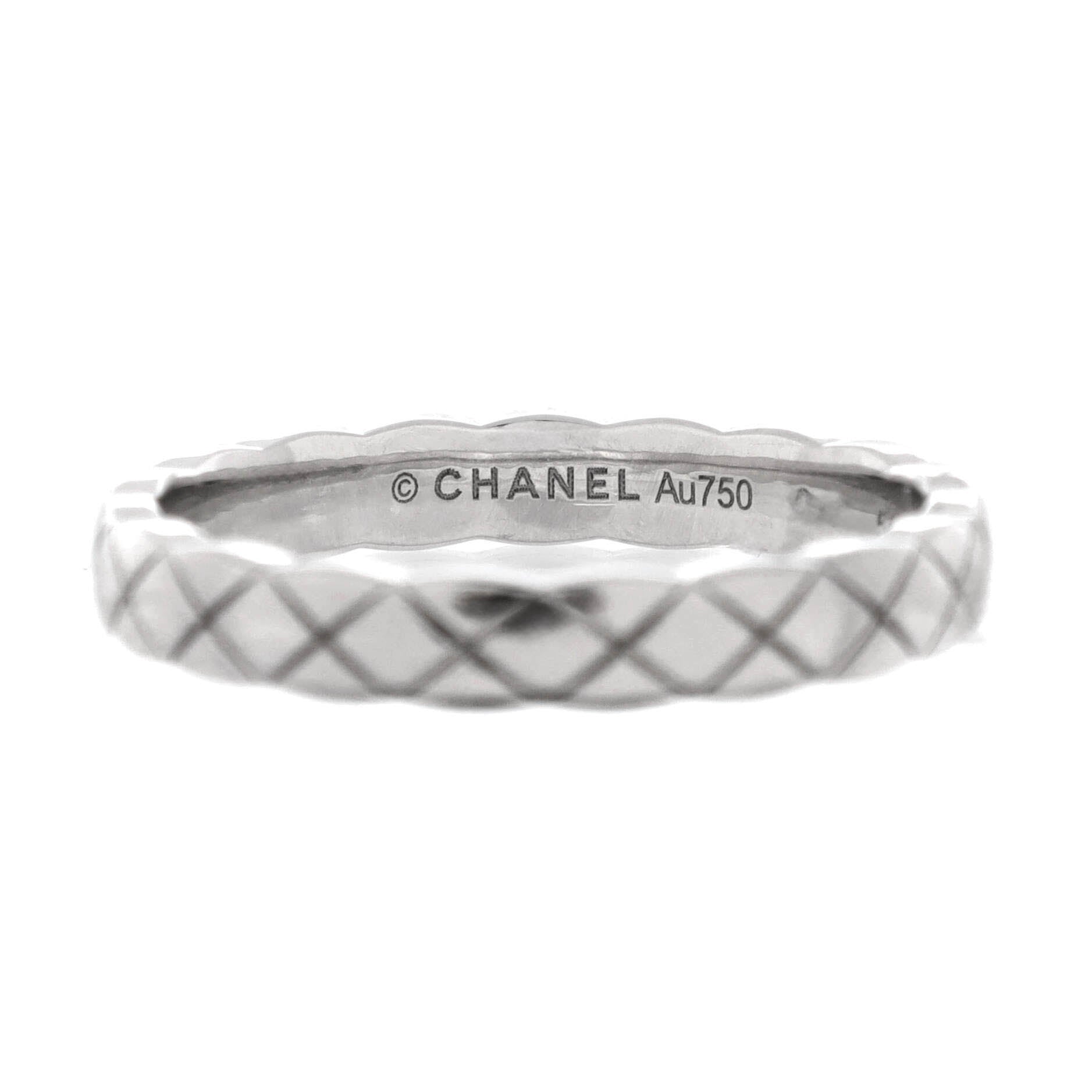 Coco Crush Ring 18K White Gold Mini