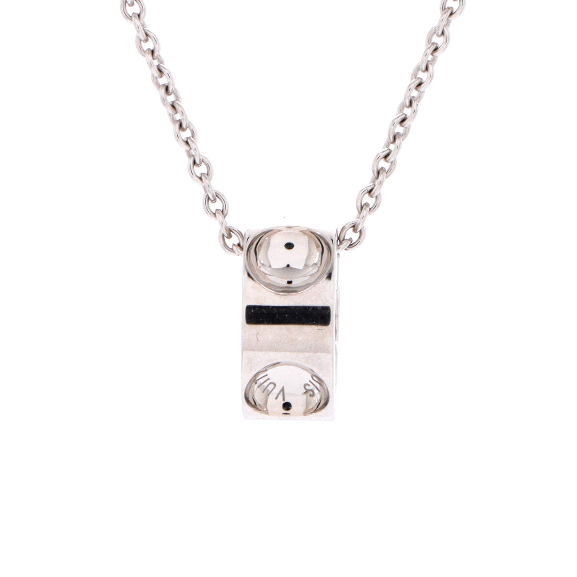 Empreinte Pendant Necklace 18K White Gold