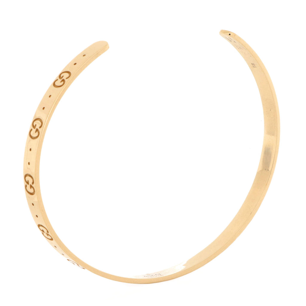 Icon Cuff Bracelet 18K Yellow Gold
