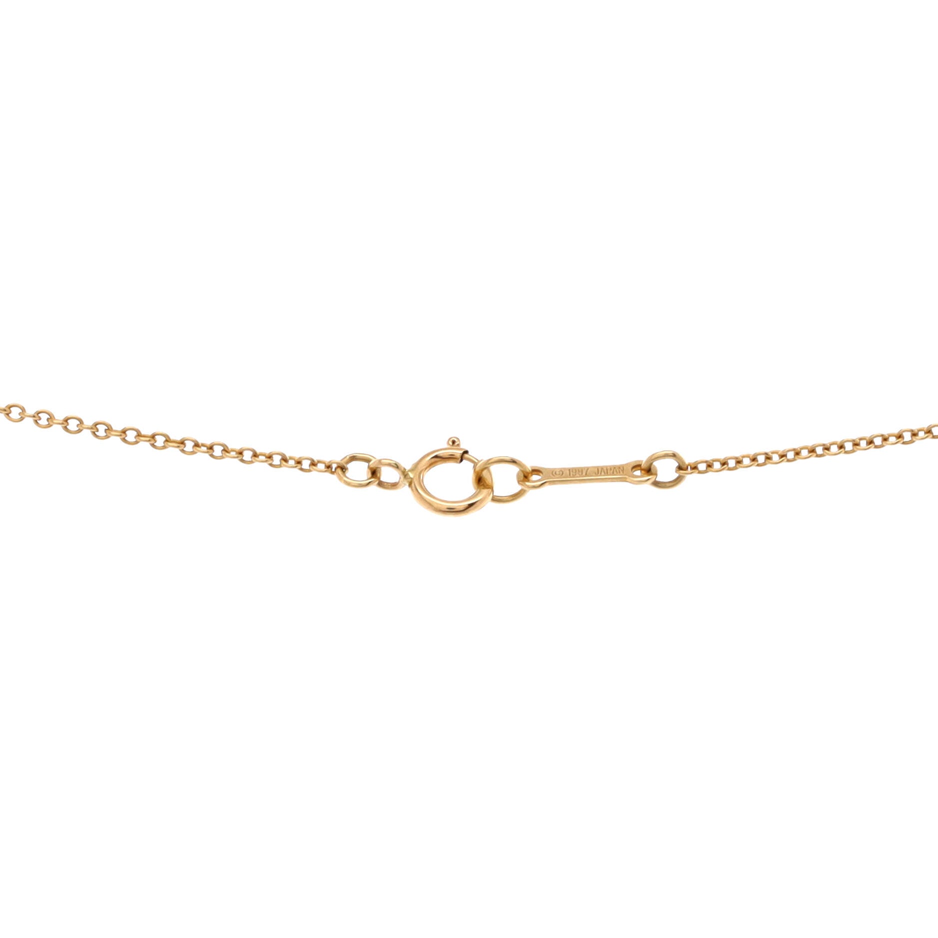 Victoria Pendant Necklace 18K Yellow Gold with Ruby Small