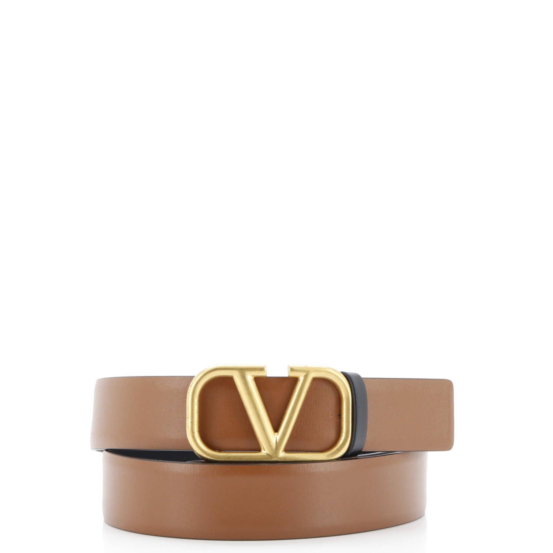 VLogo Reversible Belt Leather Wide