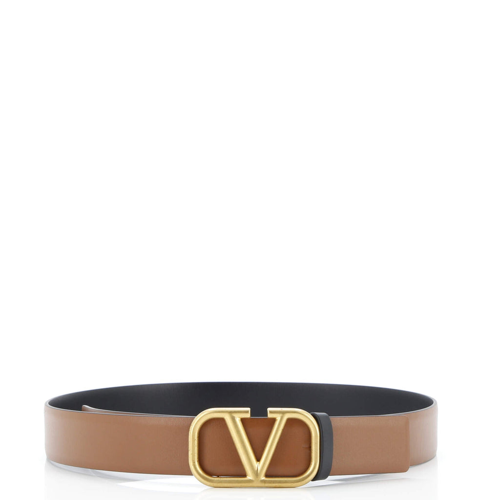 VLogo Reversible Belt Leather Wide