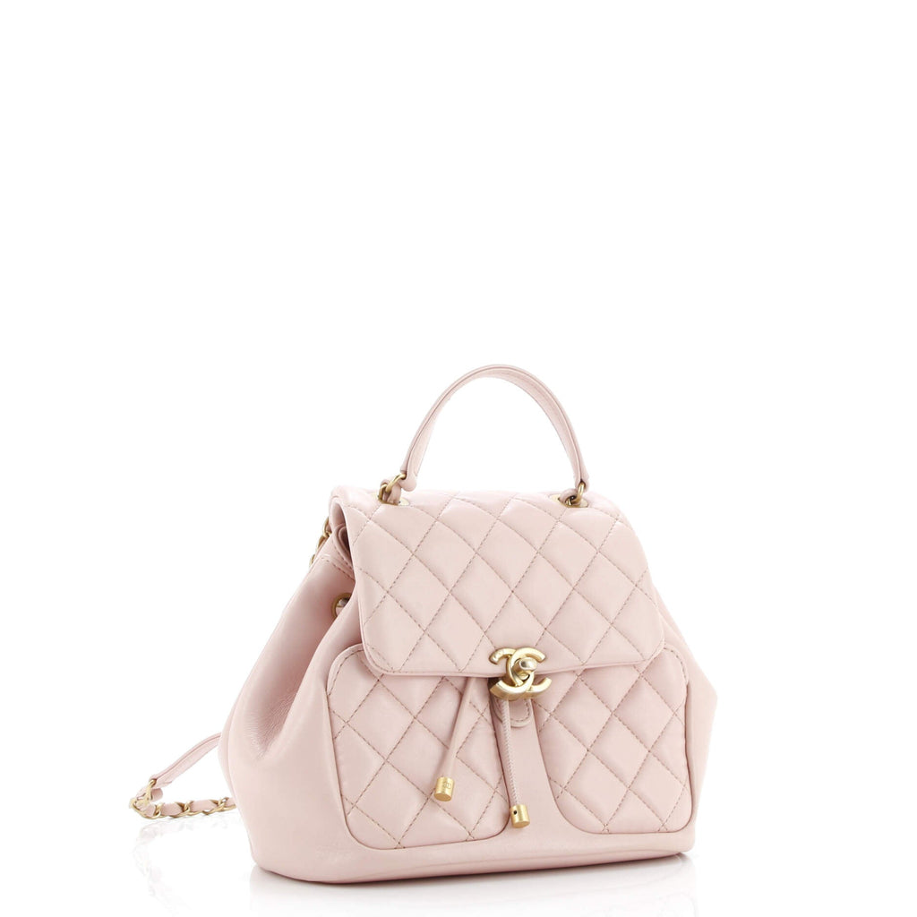Daily Friend Backpack Quilted Lambskin