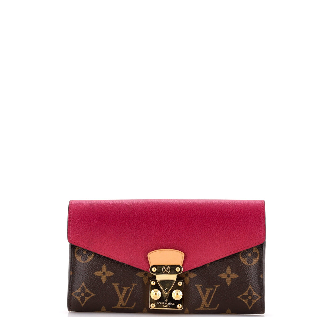 Pallas Wallet Monogram Canvas and Calfskin