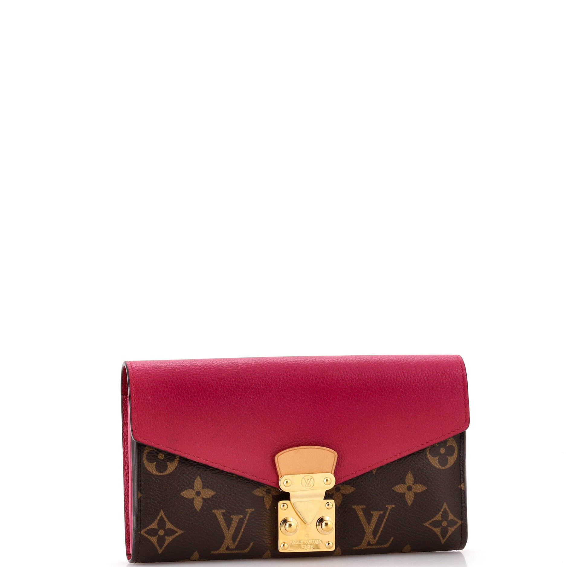 Pallas Wallet Monogram Canvas and Calfskin