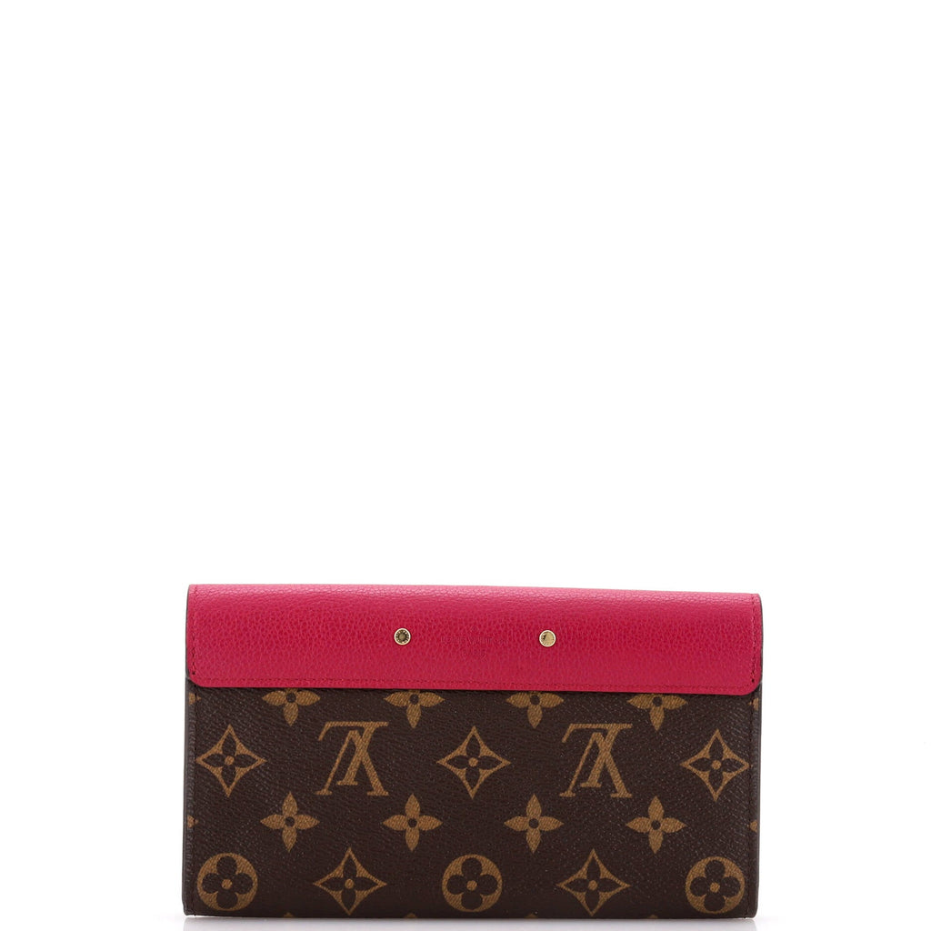 Pallas Wallet Monogram Canvas and Calfskin
