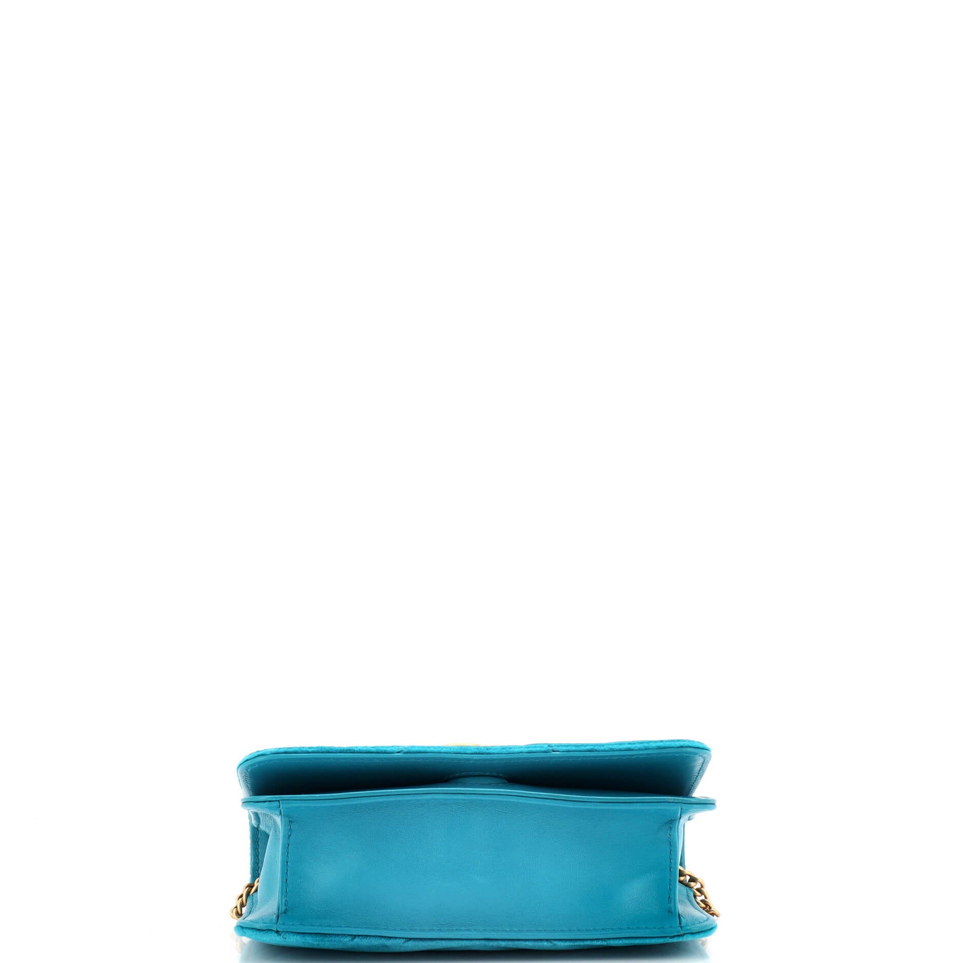GG Marmont Chain Flap Bag Matelasse Velvet Mini