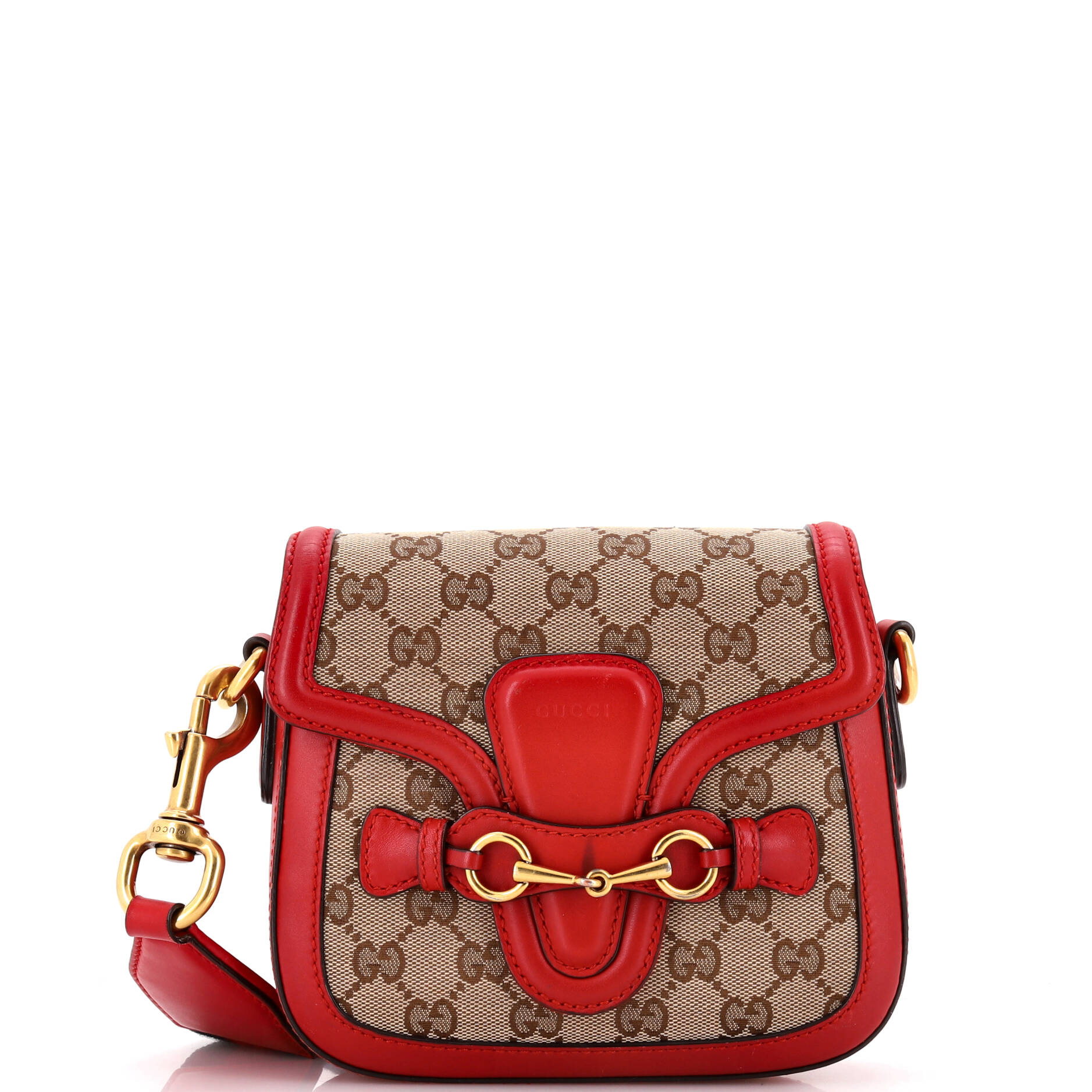 Lady Web Shoulder Bag GG Canvas Small