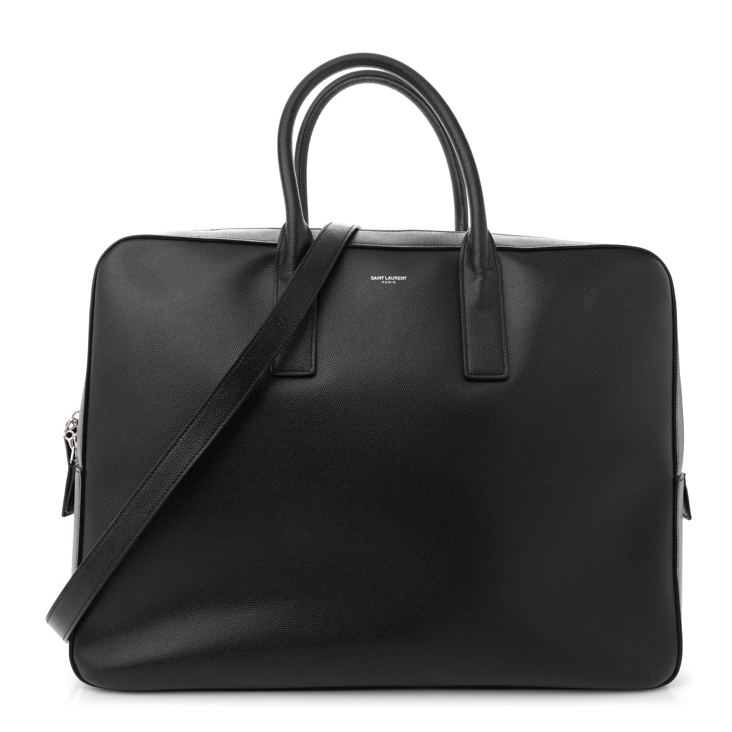 Grain de Poudre Large Museum Briefcase Black