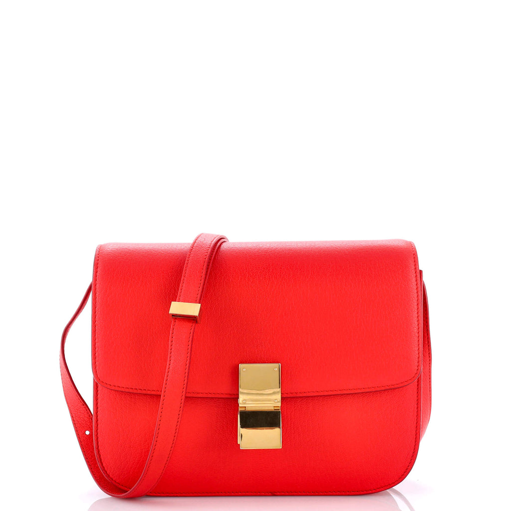 Classic Box Bag Grainy Leather Medium