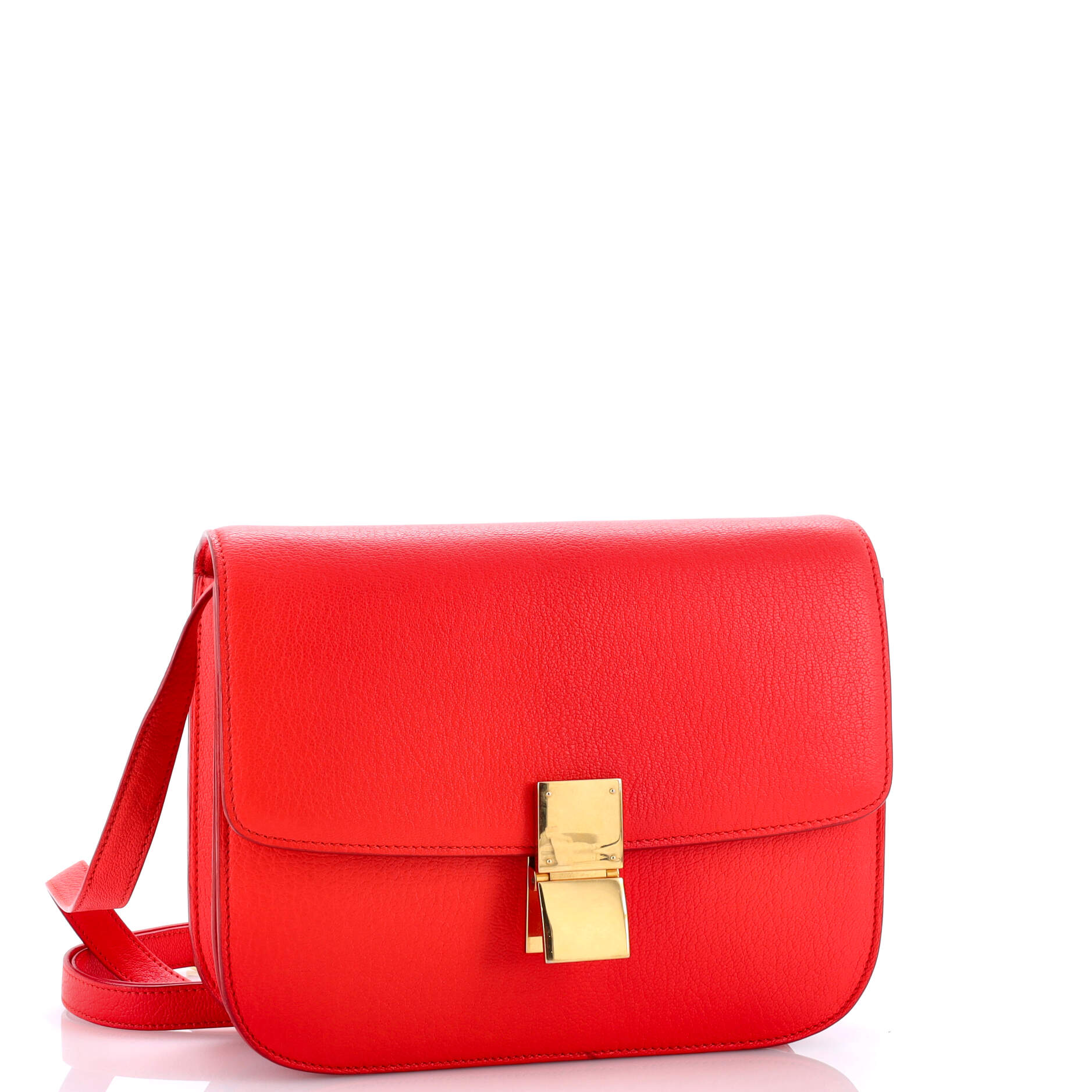 Classic Box Bag Grainy Leather Medium
