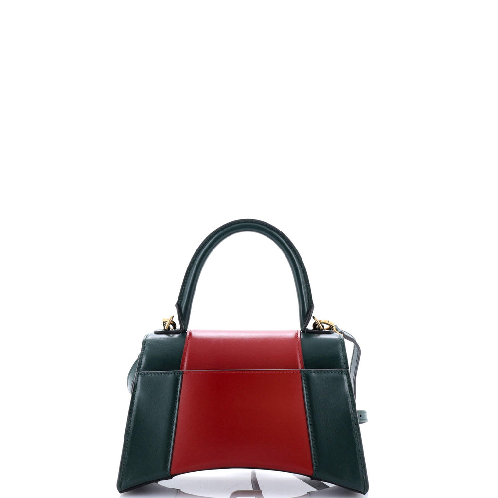 x Balenciaga The Hacker Project Hourglass Top Handle Bag Leather Small