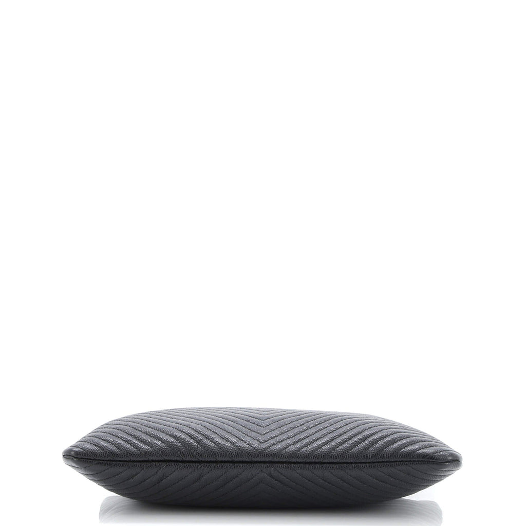 Boy O Case Clutch Chevron Caviar Medium