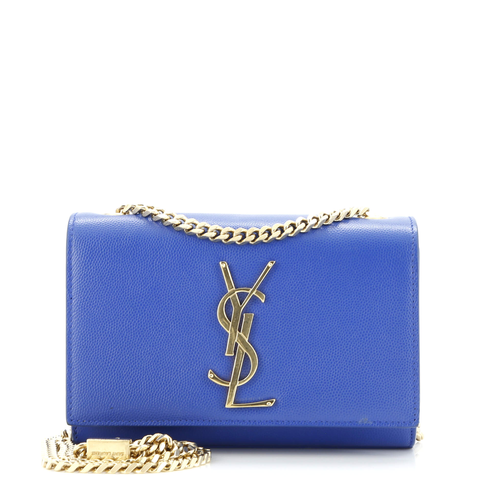 Classic Monogram Crossbody Bag Grainy Leather Small