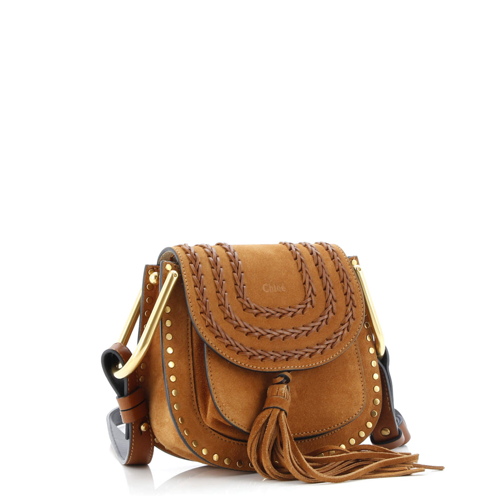 Hudson Handbag Whipstitch Suede Mini