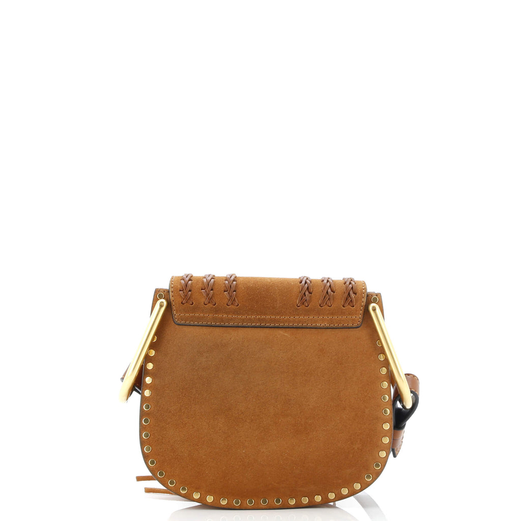 Hudson Handbag Whipstitch Suede Mini