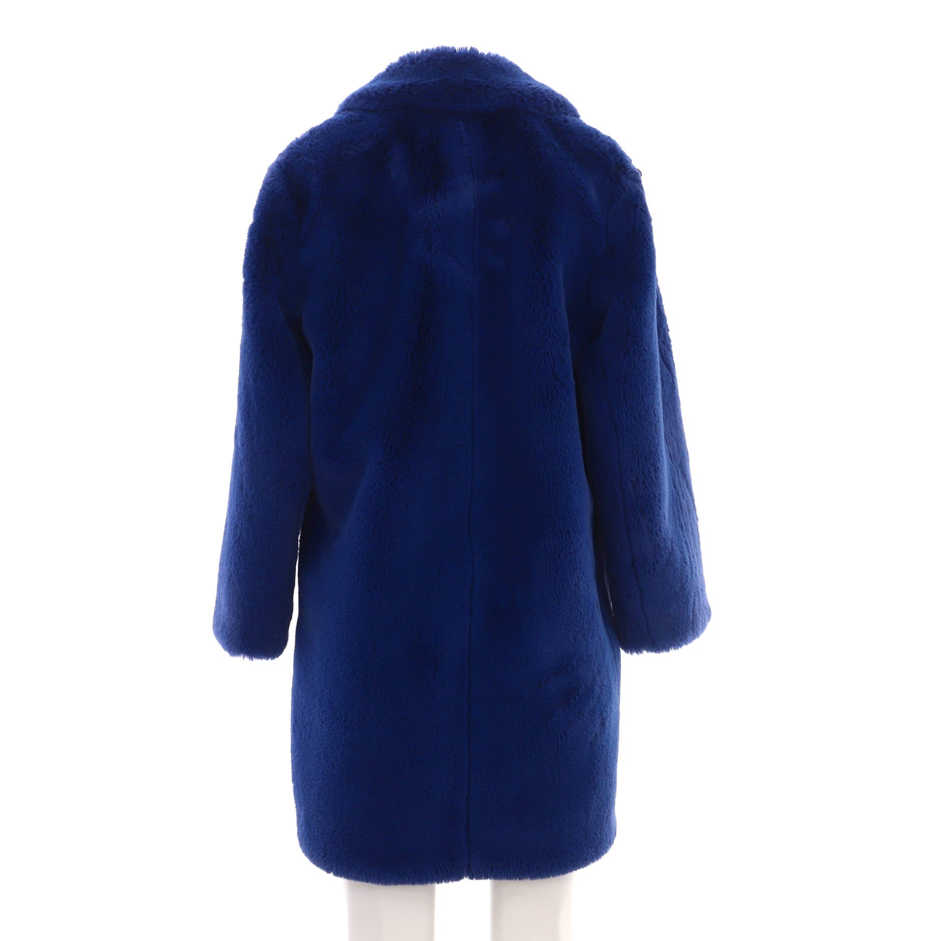 Women's Toggle Closure Coat Faux Fur