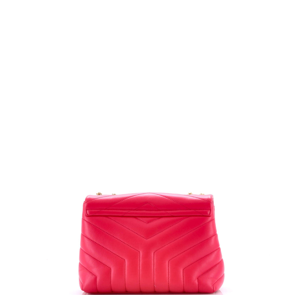 Loulou Shoulder Bag Matelasse Chevron Leather Small