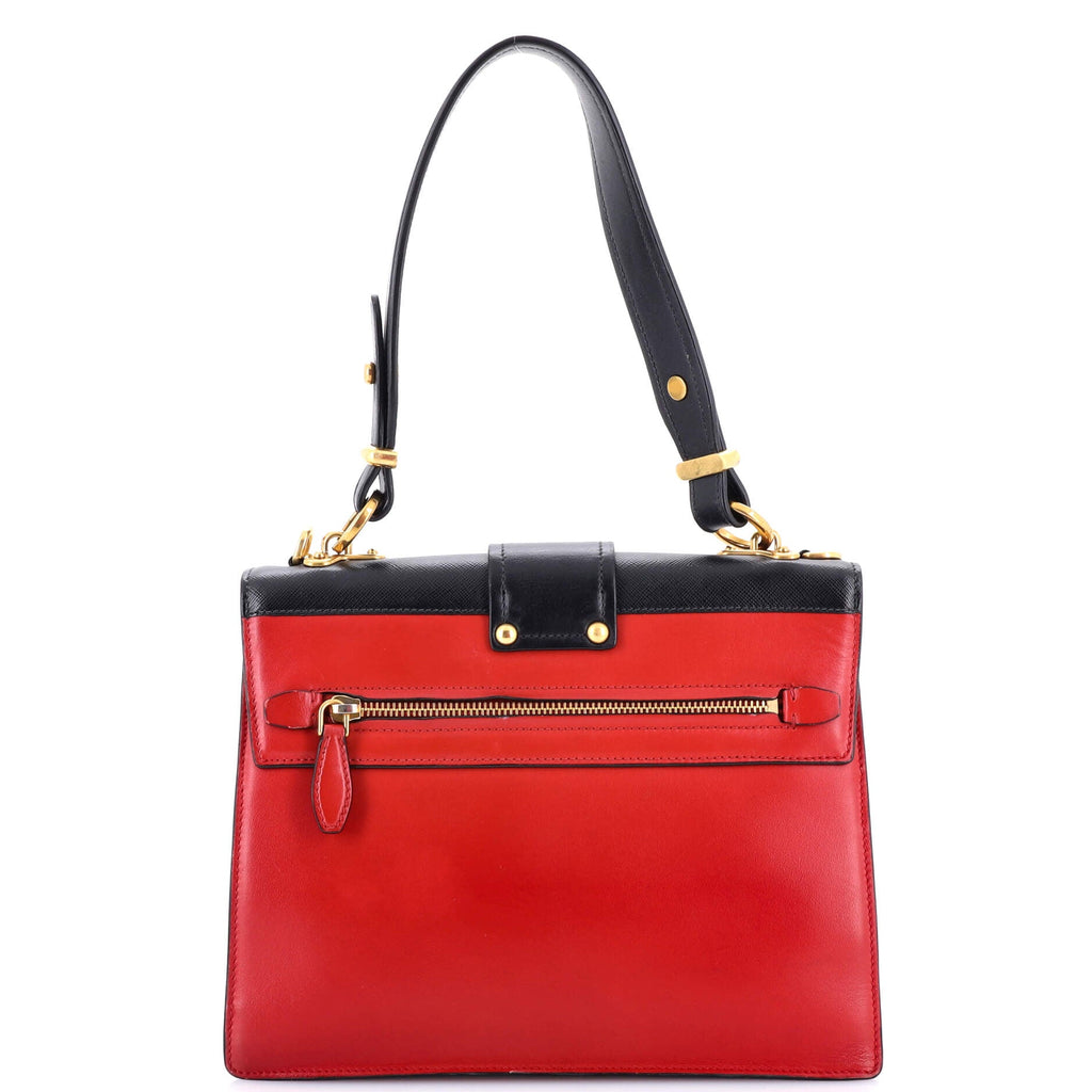 Cahier Convertible Shoulder Bag City Calf and Saffiano Medium