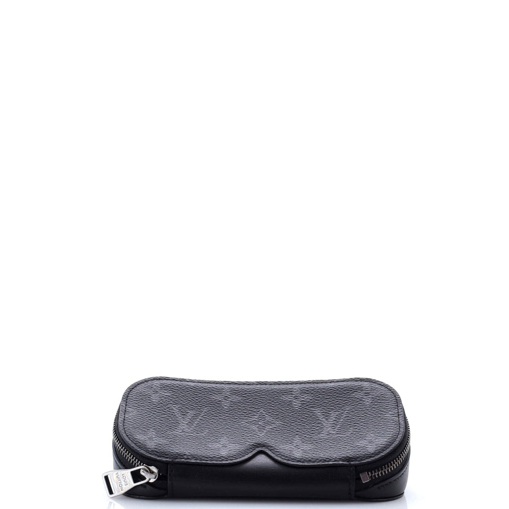 Glasses Case Monogram Eclipse Canvas and Leather GM