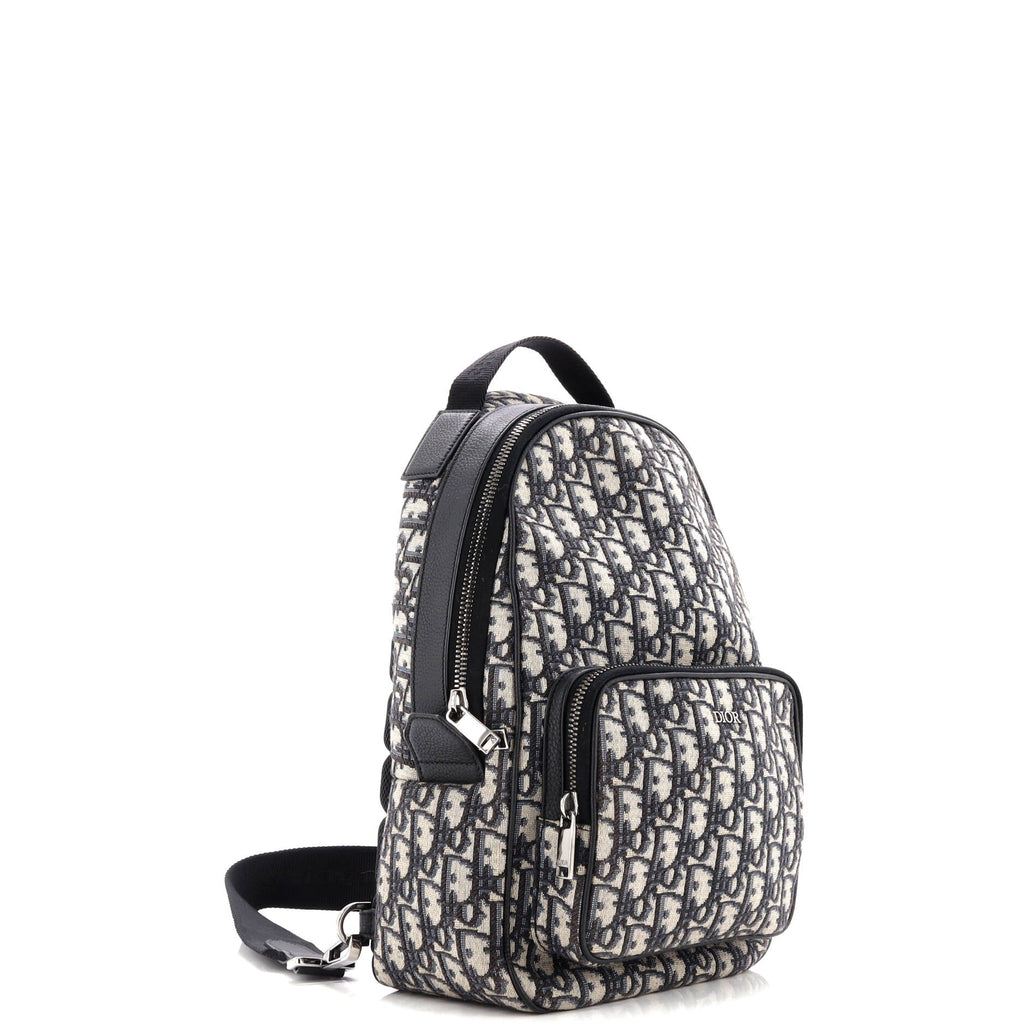 Zip Around Sling Backpack Oblique Canvas