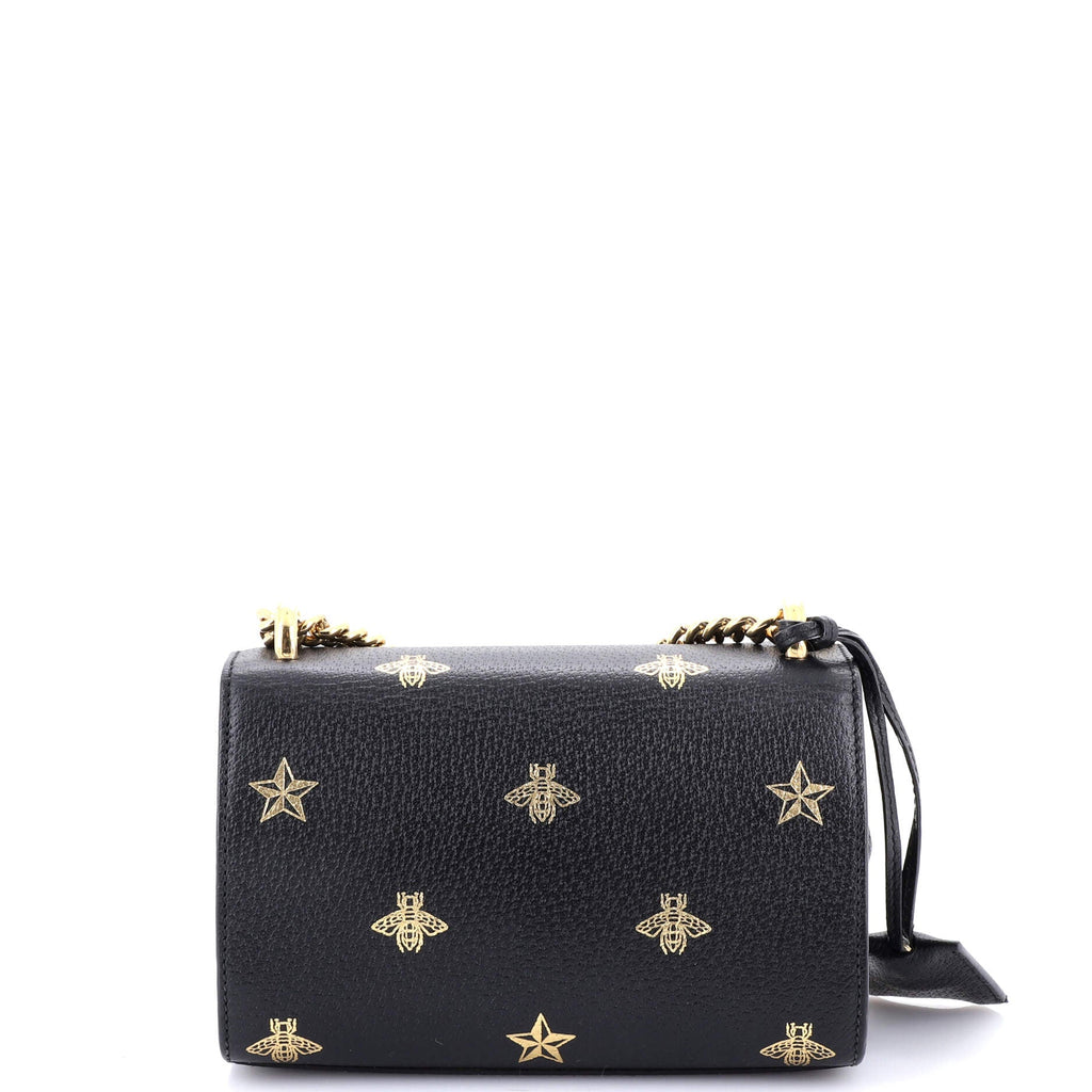 Padlock Shoulder Bag Printed Leather Small