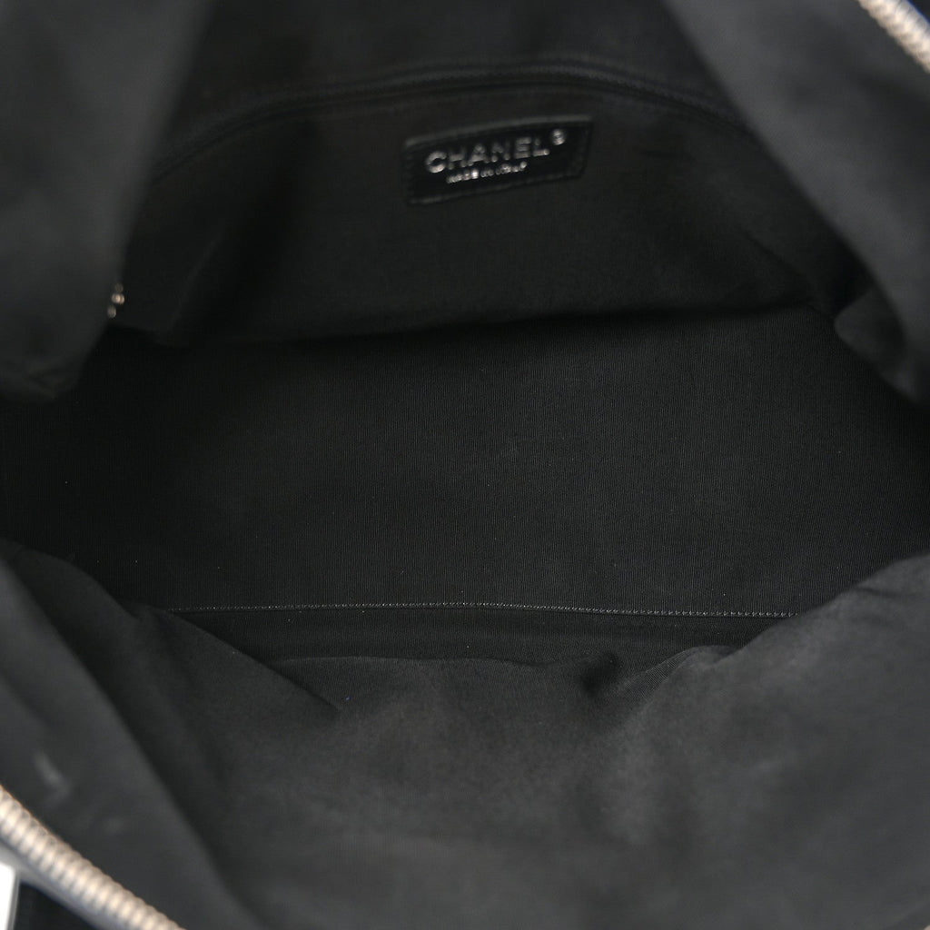 Calfskin CC Chevron All Day Long Boston Black