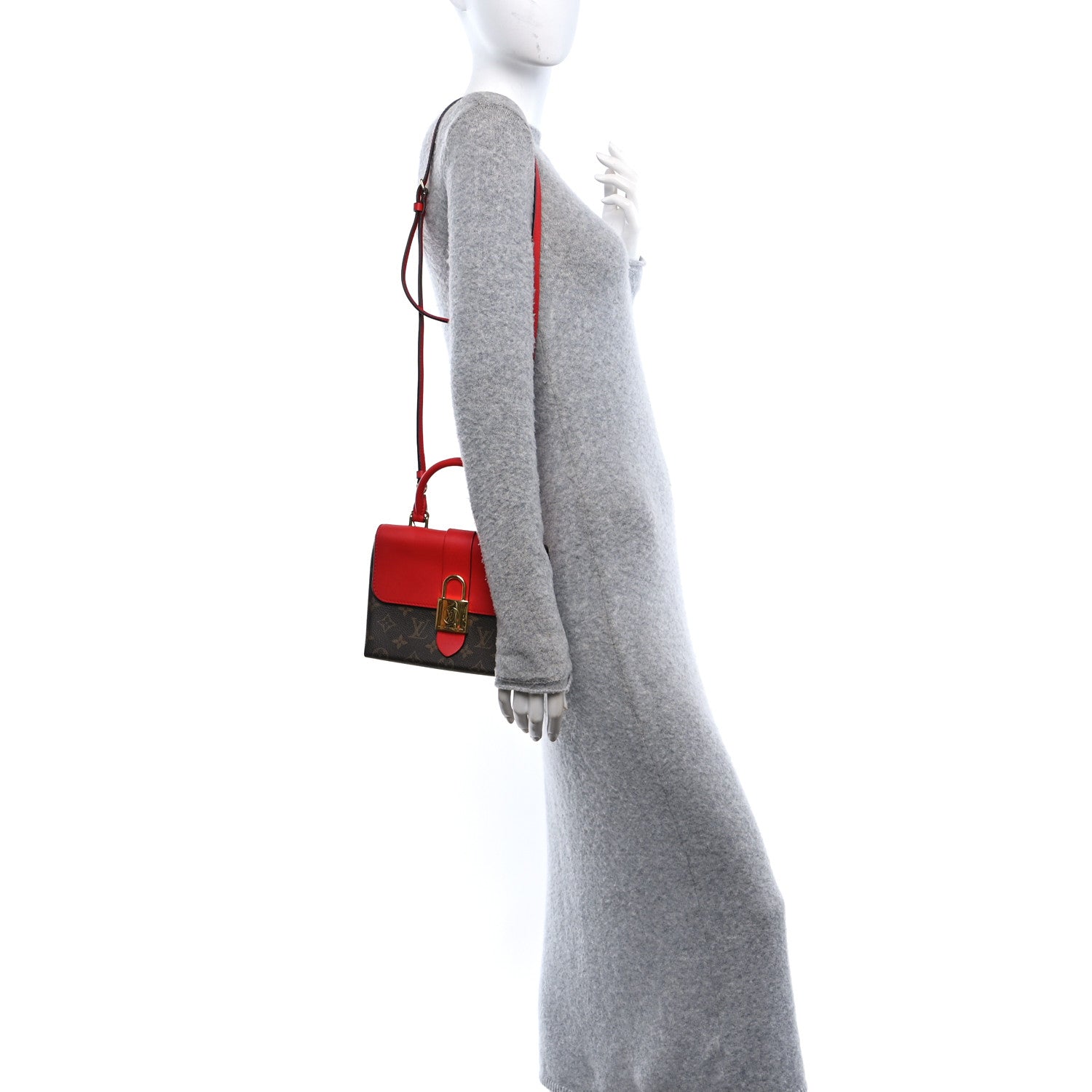 Monogram Locky BB Coquelicot