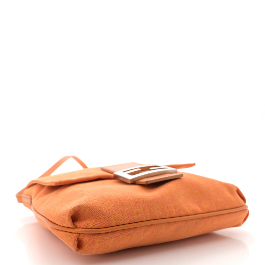 Zucchino Vitello Tube Messenger Bag Orange