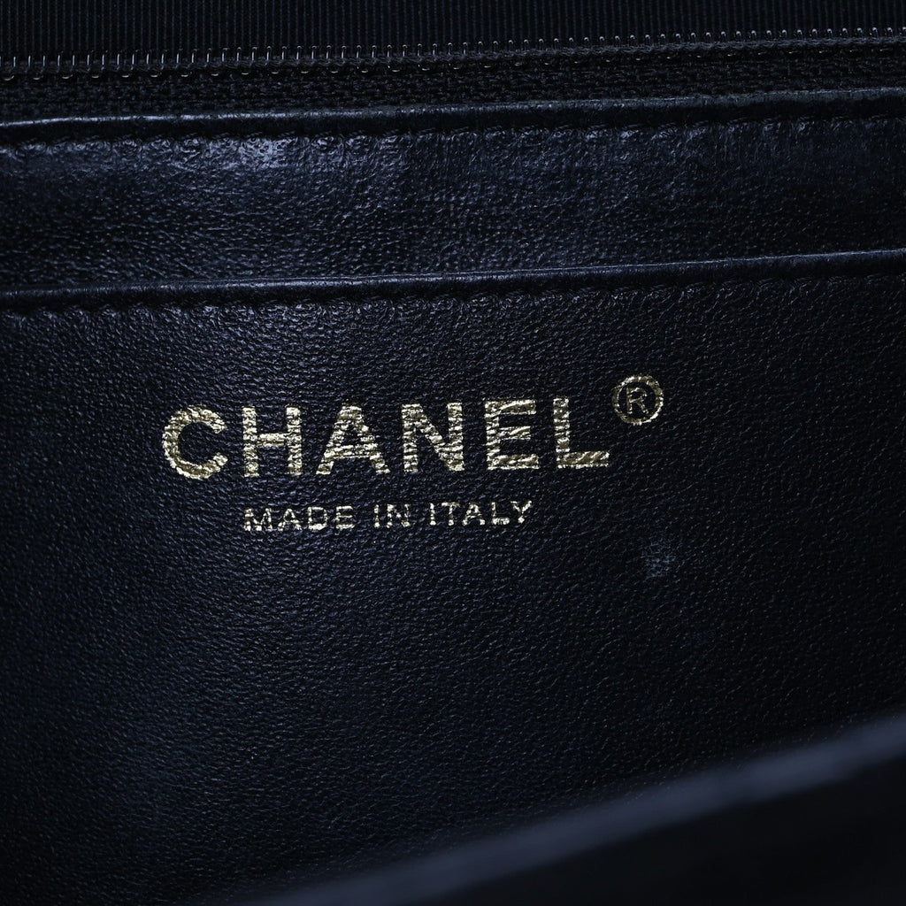 Caviar Quilted Jumbo Single Flap Black