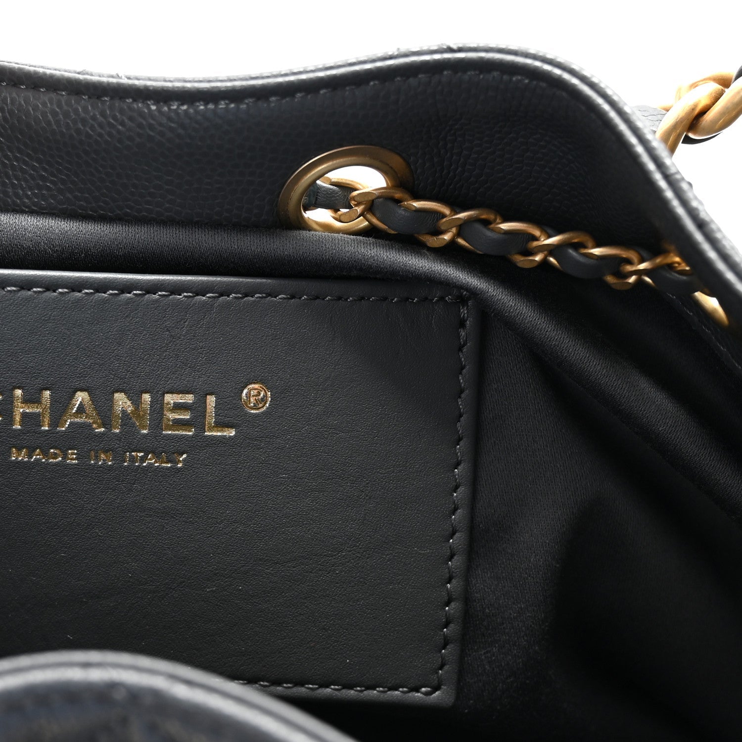 Caviar Quilted Small Chanel 25 Handbag Grey
