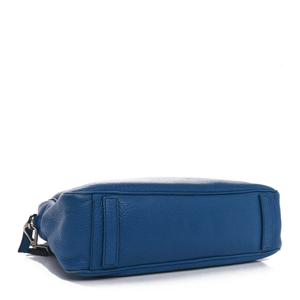 Vitello Daino Briefcase Cobalto