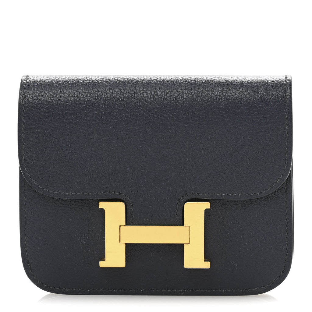 Evercolor Constance Slim Wallet Bleu Nuit