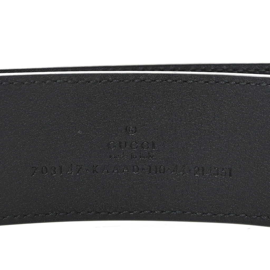 GG Supreme Monogram Blondie 40mm Belt 110 44 Black