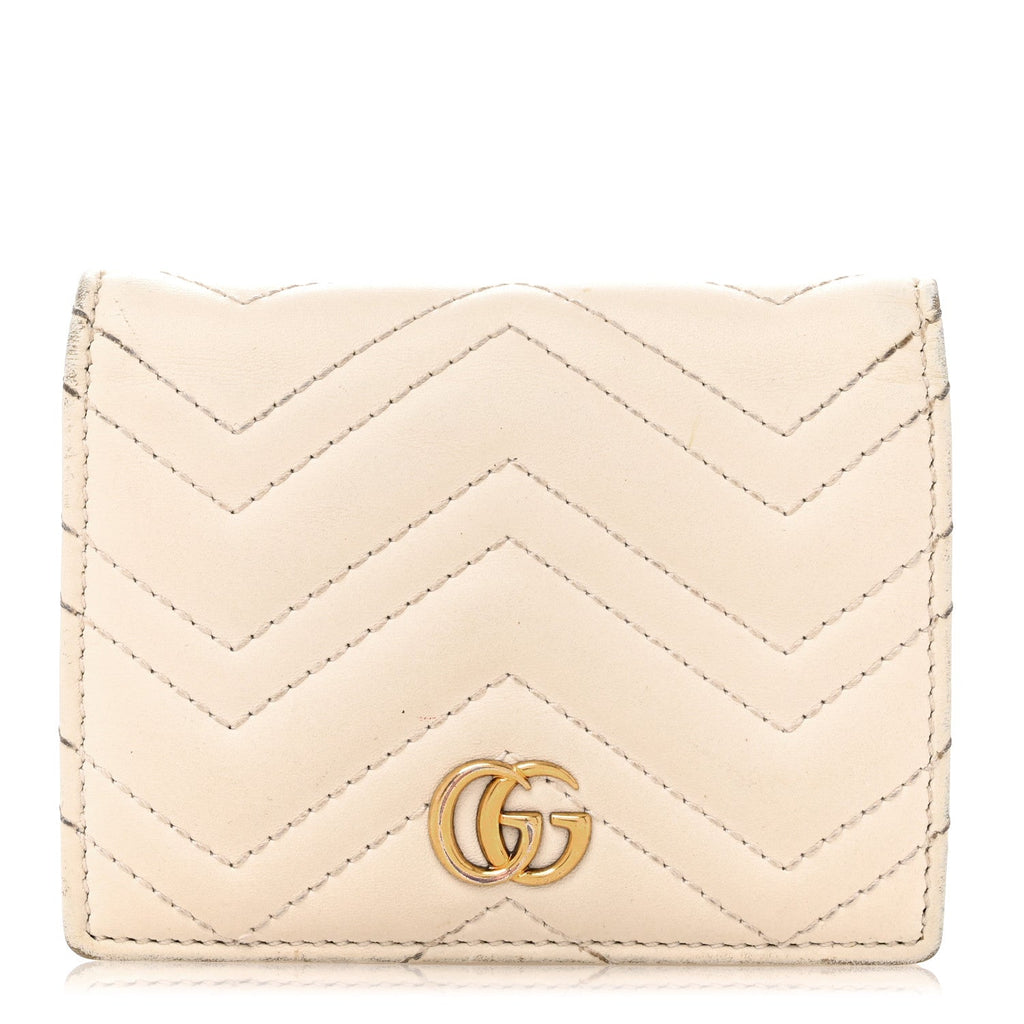 Calfskin Matelasse GG Marmont  Case White
