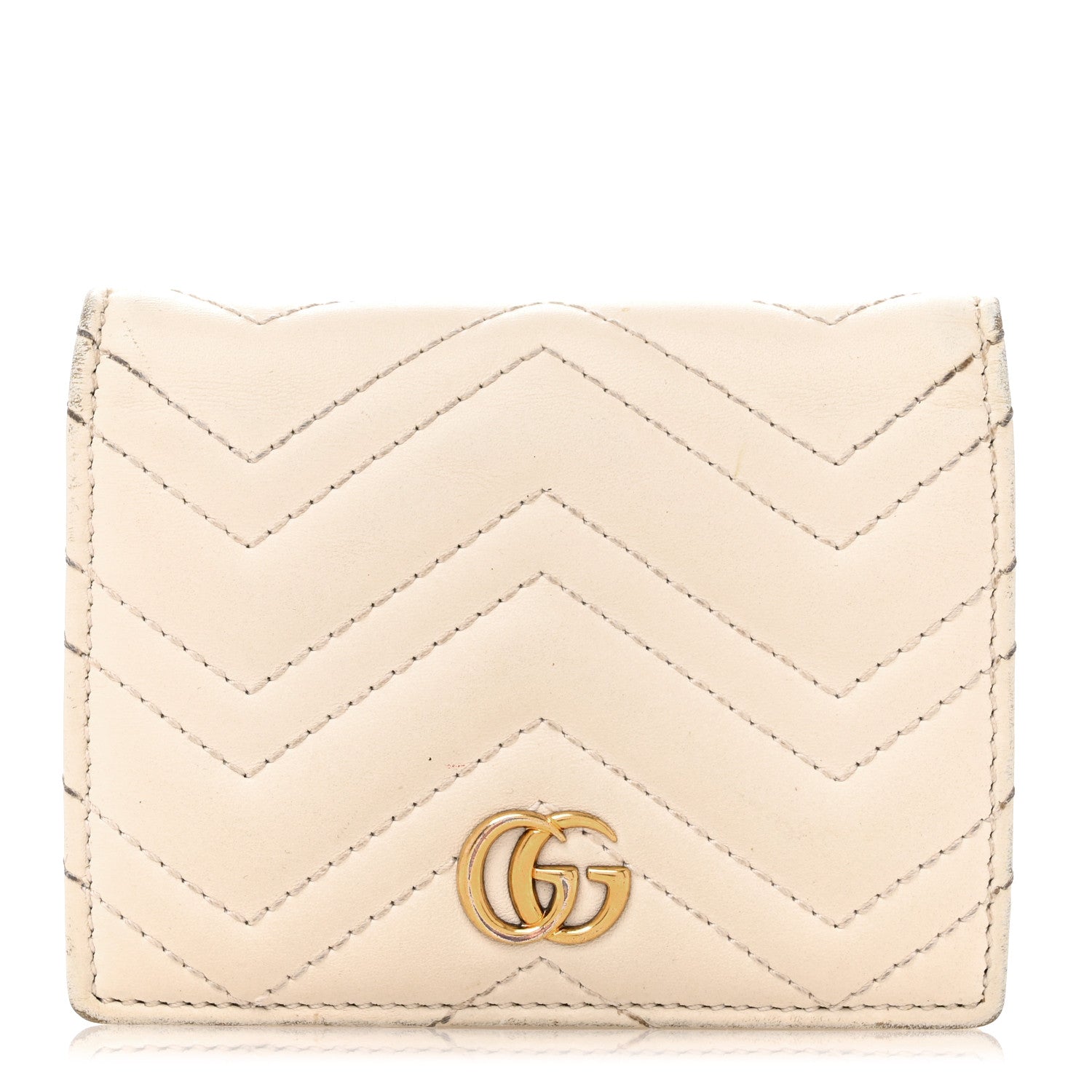 Calfskin Matelasse GG Marmont  Case White