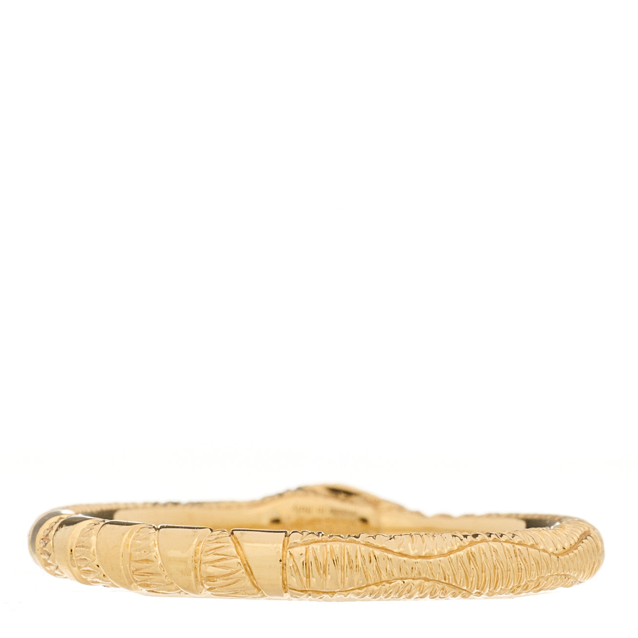 18K Yellow Gold Diamond Ouroboros Snake Ring 54 7