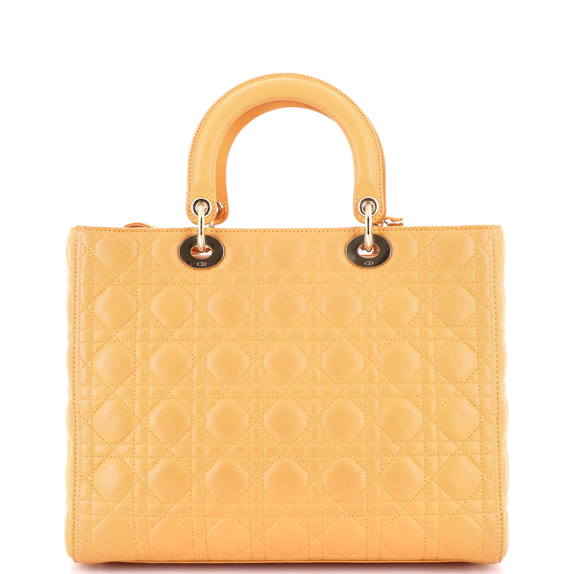 Lady Dior Bag Cannage Quilt Lambskin Large