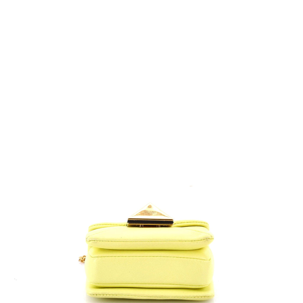 One Stud Chain Flap Bag Leather Micro