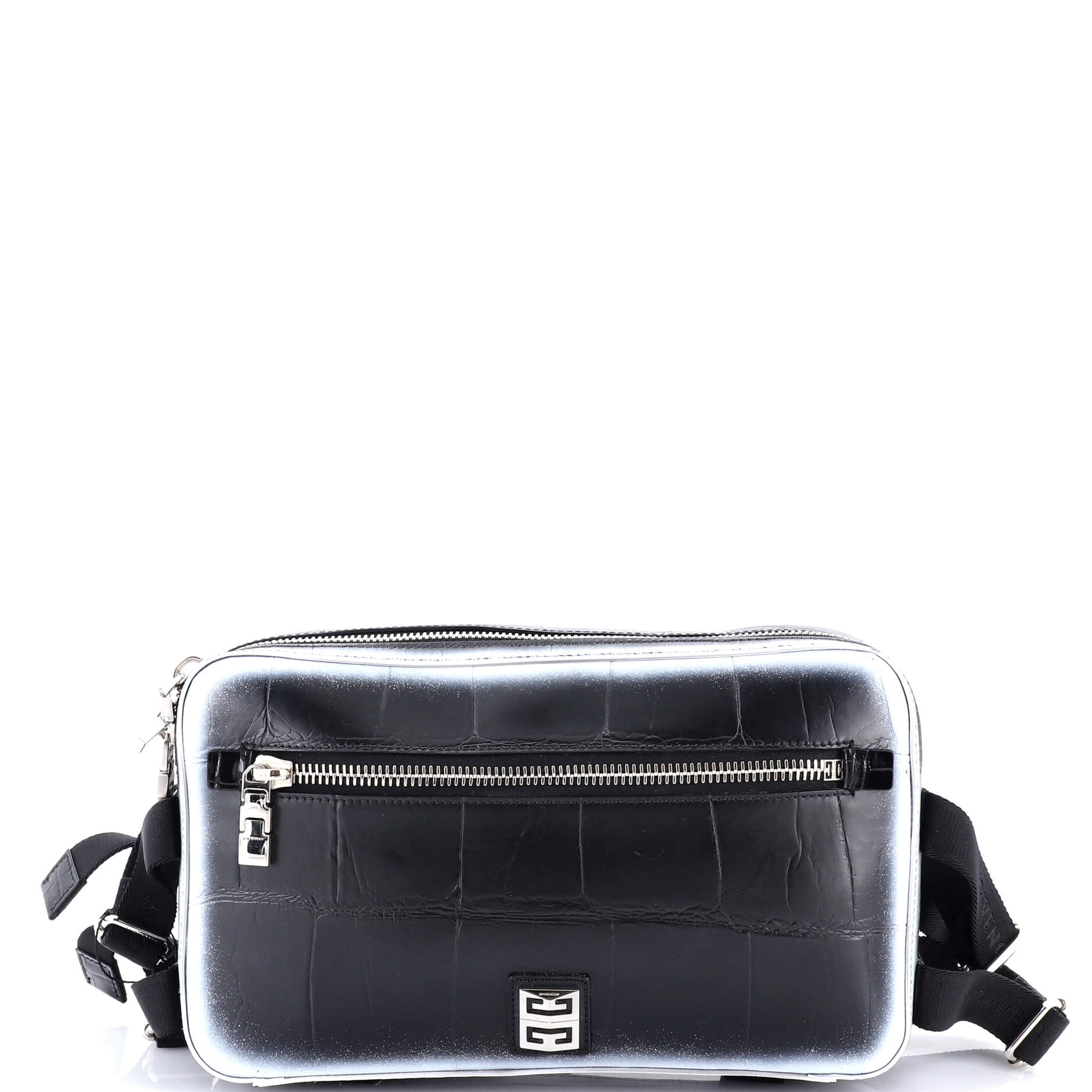 Bum Bag Crocodile Embossed Leather